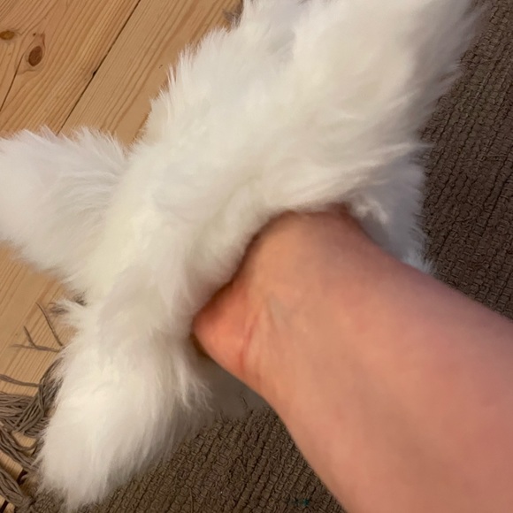 Little White Bunny Hand Puppet NWOT - Picture 12 of 14